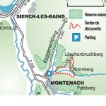 Plan de la Réserve Naturelle Nationale de Montenach